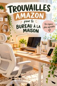 Un bureau à domicile bien organisé avec des fournitures scolaires et technologiques.