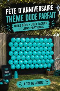 Fête d'anniversaire sur le thème de Dude Perfect avec décoration colorée et jeux amusants.