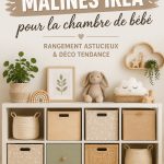 Salle de bébé stylée avec des meubles IKEA bien organisés