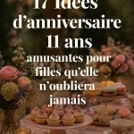 Fête d'anniversaire colorée pour une fille de 11 ans avec des décorations et des gâteaux