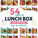 Lunch box créative avec des fruits et légumes colorés pour enfants.