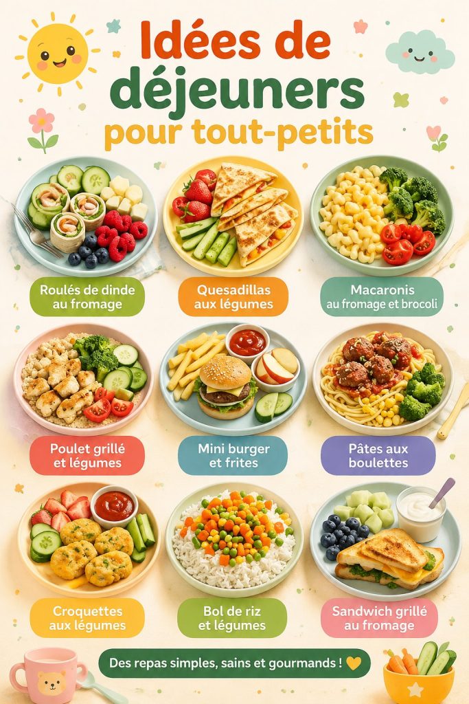 Une lunchbox colorée et appétissante pour un tout-petit.