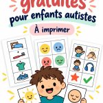 Ensemble d'activités éducatives imprimables pour enfants autistes