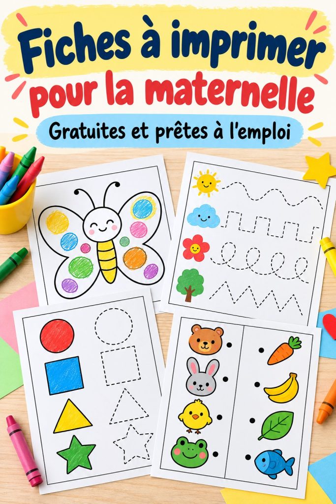 Un enfant s'amusant avec des imprimables éducatifs à la maison