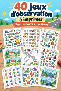 Un enfant jouant à un jeu I Spy avec des cartes colorées.