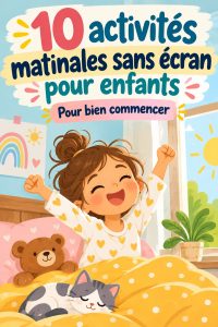 Enfants jouant ensemble sans écran dans le jardin, sourires radieux.
