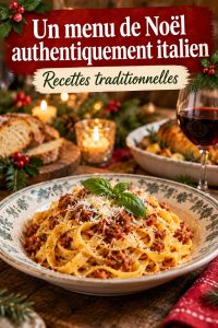 Un plat traditionnel italien pour un repas de Noël familial