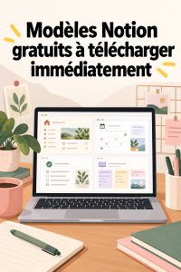 Template Notion esthétique gratuit avec un design attrayant