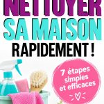 Femme nettoyant son salon avec efficacité