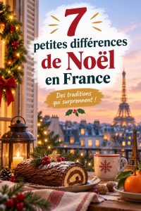 Une famille rassemblée devant un sapin de Noël décoré en France, illustrant les traditions de Noël.