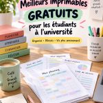 Divers outils gratuits pour étudiants, incluant des calendriers et des listes de tâches.
