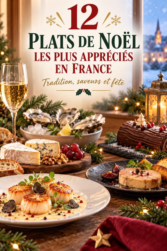 Plat traditionnel français de Noël avec dinde et marrons