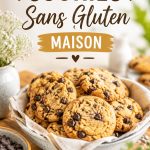Cookies sans gluten faits maison sur une assiette, parfaits pour le goûter