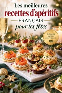 Un assortiment d'apéritifs français élégamment présentés sur une table festive.