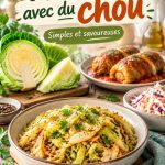 Lunchbox colorée avec des recettes à base de chou