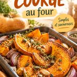 Assiette de courge cuite au four, prête pour une lunchbox d'enfant.