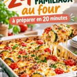 Plat de lasagne au four, délicieux et prêt en 20 minutes, prêt à être servi pour un repas en famille.