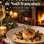Plat traditionnel de Noël français avec dinde et garnitures