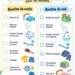 Checklist estivale pour les enfants avec des activités ludiques