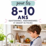 Enfants de 8 à 10 ans effectuant des tâches ménagères ensemble