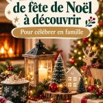 Fête de Noël décorée avec des thèmes enchanteurs et des enfants s'amusant