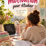 Un étudiant regardant une vidéo motivante sur son ordinateur portable.